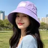 Sombrero de Pescador de Mezclilla Estilo Japonés para Jóvenes, Sombrero de Cubo Retro Estilo Coreano, Sombrero Unisex para Protección Solar al Aire Libre que Hace que la Cara Parezca Más Pequeña