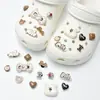 Zuecos Lindos y de Moda Estilo Ins Accesorios DIY Hebillas de Zapato Desmontables Flor de Zapato de Ballet Dibujos Animados 3D Accesorios