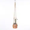 Cuerda de Algodón Tejida a Mano Estilo Bohemio Maceta para Plantas y Flores Cesta Colgante Bolsa de Red Cuerda para Colgar Colgante de Pared Cuerda para Colgar