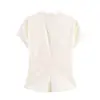 Top de Moda Elegante Versátil con Abertura y Lunares Estilo Europeo y Americano Transfronterizo 2026 para Mujer al por Mayor 4661054