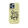 Vilão do Banheiro Anti-Queda Maçã 15Max Capa Protetora Capa de Celular 15Pro Adequado para Tpu Pier Gordo Galvanoplastia 13Pro