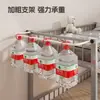 Estante Retráctil para Ropa de Cama de Dormitorio Barra Secadora para Litera Superior de Dormitorio Artefacto para Colgar Ropa al Final de la Cama Estante de Almacenamiento de Mesita de Noche