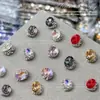 Nail art jóias pombo ovo cristal pilha broca finalizada super flash broca completa luz luxo textura explosão nova liga unha broca