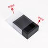 Caja de Embalaje Plegable de Cartón Blanco, Caja de Embalaje Tipo Cajón con Logo Personalizado, Caja de Cajón de Papel Kraft, Caja de Regalo Estampada en Oro