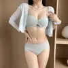 351 Sutiã Tomara-que-caia com Alças Duplas Removíveis para Mulheres com Seios Pequenos, Push-Up, Anti-Queda, Suporte Lateral, Sutiã Antiderrapante