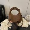 Bolsa de Nube Nueva de Verano 2025 Bolso Tote Pequeño Plegado Bolso de Mano para Hombro Cruzado Bolso Pequeño de Nube de Gama Alta