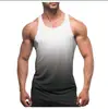 Chaleco de Verano para Hombre Transfronterizo Fitness Deportes Sin Mangas Canalé Color Sólido Ropa de Comercio Exterior Sitio Independiente Amazon