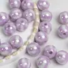 Dingyi 12mm Lua Fria Colorida Circo Contas Galvanizadas Acrílico Com Furo Contas Soltas Pulseira DIY Acessórios de Contas