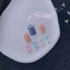 Nail Art Tridimensional Gravata Borboleta Jóias Resina Gravata Unha da Menina Gone Pequeno Arco de Diamante Cyber Popular Armadura Simples