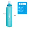 Bolsa de Agua Suave en Stock para Deportes, Botella de Agua Suave Portátil para Maratón, Botella de Agua Suave Plegable para Ciclismo y Montañismo, Bolsa de Agua Suave Personalizable