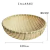 Cesta de bambu cesta de bambu com base cesta de frutas domésticas prato de frutas produtos de bambu artesanais cesta de pão cozido no vapor cesta de sobremesa cesta de bambu