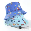 Sombrero de Pescador Estampado para Niños Transfronterizo Sombrero de Cubeta de Doble Capa para Primavera y Otoño para Niños y Niñas Sombrero de Cubeta de Dinosaurio y Coche para Bebé Amazon