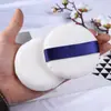 Esponja de Algodón Súper Suave para Polvos, Esponja para Polvos Sueltos, Esponja para Maquillaje en Polvo, Esponja No Absorbente para Base de Maquillaje, Brocha para Rubor, Esponja de Algodón de Terciopelo Peludo de Pelo Largo