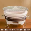 Conjunto completo de utensílios para preparo de chá ao lado do fogão, conjunto de fogareiro para fogueira, tampa de lata para milk tea, acessórios para bule de chá, xícaras de chá, lanches para chá, prato de frutas