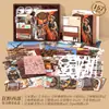 Série Quente de Natal Estilo Simples Pequenos Presentes de Natal Planner Conjunto de Caixa de Presente Materiais de Planner para Meninas Artísticas