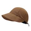 Sombrero de Sol de Mismo Estilo de Ruth para Mujer, Sombrero de Sol Versátil Multifuncional de Verano, Gorra de Béisbol con Cordón, Sombrero de Pescador de Secado Rápido