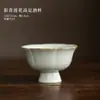 Conjunto de Vinho Cerâmico Chinês, Aquecimento Elétrico, Aquecedor de Vinho Amarelo, Jarra de Vinho, Taça Alta para Vinho Branco, Divisor de Vinho Doméstico, Taça de Vinho
