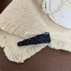 Personalidade Retrô Borda Crua Rasgado Jeans Geométrico BB Clip Presilha de Cabelo Clip para Franja Lateral Clip para Cabelos Soltos Grampo de Cabelo de Apertar e Prender