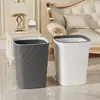 Cesta de Lixo Grande de Alta Capacidade Daifa Espessa para Banheiro sem Tampa, Cozinha, Sala de Estar, Escritório