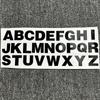 Comércio exterior 26 adesivos de letras em inglês adesivos decorativos para carro e moto adesivos reflexivos DIY adesivos a laser modificados