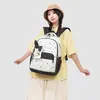 Mochila Versátil Estilo Coreano para Estudiantes, Estilo Dulce, Gran Capacidad, Bolso Escolar con Múltiples Compartimentos, Mochila para Escuela Secundaria y Secundaria Inferior, Alto Valor Estético, Venta al por Mayor