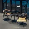 Juego de Sofá Retro Estilo Europeo y Americano para Bar de Whisky, Sala de Estar, Bistró, Bar, Cafetería, Juego de Mesa y Sillas para Restaurante
