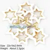 Accesorios para joyería DIY cobre puro nariz de cerdo goteando conector de doble agujero tamaño grande pequeño Rosa Rojo Rosa