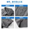Camisa de Trabajo de Manga Corta Lavada 100% Algodón para Hombre, Nueva Camisa de Moda de Verano, Chaqueta Versátil Casual Holgada con Solapa