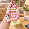 Diversão de Feriado Wild Press and Push Brinquedo Descompressor Pingente Chaveiro Fofo Divertido Pingente para Bolsa de Meninas