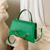 Moda de Comercio Exterior Bolso de Mujer 2024 Nueva Moda Versátil Bolso Caja Bolso de Mano Nicho Texto Bolso Bandolera