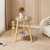 Mesa de centro redonda pequena mesa de café sala de estar simples casa mesa lateral de sofá quarto mesa de cabeceira mesa de varanda mini minimalista criativa