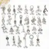 Colgante Pixiu Zaki Lam de Plata Antigua Atrae Riqueza y Fortuna Colgante DIY Collar Pulsera Anillo Doble Accesorio