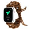 Adecuado para Apple Apple Watch 1/2/3/4/5/6 Correa de Tela Tejida Elástica de Tuerca de Paracord iWatch