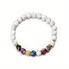 TK explosión transfronteriza pulsera colorida yoga equilibrio cuenta de energía pulsera de cuentas collar joyería al por mayor