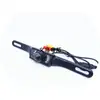 Cámara Universal para Matrícula de Coche de 7 Luces 4 Luces LED Cámara de Reversa Larga para Matrícula Marco para Matrícula