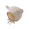 Sombrero de Bebé de una Sola Pieza Primavera y Otoño Delgado Cálido Protección para Orejas Sombrero para Bebés Pequeños Meses Niños y Niñas Súper Lindo Combinable Sombrero Fetal