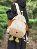 Mochilas Processadas e Personalizadas para Filhotes para Passeios, Mochilas Leves de Desenho Animado, Bolsas de Ombro Casuais e Versáteis de Aparência Premium