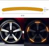 Adesivos reflexivos de roda de carro adesivos de advertência de pneus 3D equilíbrio tridimensional adesivos de carro decoração personalizada criativa 20 PCs