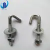 Gancho de Arame para Telha M6*60mm Gancho de Parafuso em forma de 7 Peças de Gancho para Telha de Amianto Gancho Ondulado Gancho de Aço Colorido de Fibra de Vidro Parafuso de Cabeça de Gancho de Canto