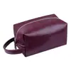 Bolsa de Cosméticos Nueva Estilo de Cuero Sintético con Alto Valor Estético, Gran Capacidad, Capas Divididas, Bolsa de Almacenamiento Portátil Impermeable