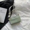 Bolso Cuadrado Pequeño de Color Sólido Estilo Coreano Bolso de Hombro con Personalidad Moda Nueva Otoño e Invierno 2025 Bolso Cruzado Trendy Estilo Ins