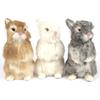 Adornos de animales de pelo de conejo de simulación, juguetes de animales de conejo de simulación, decoraciones para el hogar al por mayor