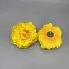 Flores Artificiais de Peônia 9cm, Decoração de Arranjo de Parede de Flores para Cenário de Casamento, Fixação de Flores DIY, Exclusivamente para Vendas Transfronteiriças