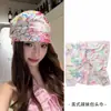 Pañuelo de cabeza estampado amarillo para mujer, nuevo modelo 2026, bufanda cuadrada elegante de moda retro americana, hace que la cara se vea más pequeña, turbante, accesorio para el cabello