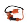 Acessórios para motocicleta scooter bobina de ignição GY6 50CC 125CC 150CC bobina de ignição laranja modificada