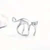 Brincos de Gato Criativos Simples Personalidade Fofa Transfronteiriços Europeus e Americanos com Clipe para Orelha Não Perfurada Joias Presente Feminino