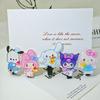 Lindo Set de Dos Piezas de Pasador para el Cabello Sanrio Corazón de Niña Pasador Flequillo Clip para Cabello Roto Dulce Súper Hada Clip de Pico de Pato Accesorios para el Cabello