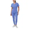 Uniformes de trabajo ligeros de manga corta de verano para departamentos de emergencia de hospitales, disponibles en stock, venta al por mayor directa de fábrica