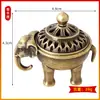 Venta al por mayor de fábrica Quemador de incienso de tres patas con diseño de nube Kirin, Pixiu, Elefante auspicioso, Quemador para atraer la riqueza, Quemador Feng Shui, Adornos decorativos, Artesanías