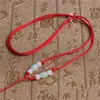 Cuerda para collar al por mayor jarrón cuerda trenzada de cuentas largas cuerda roja cuerda para collar colgante cuerda para colgar cuerda de jade artículo